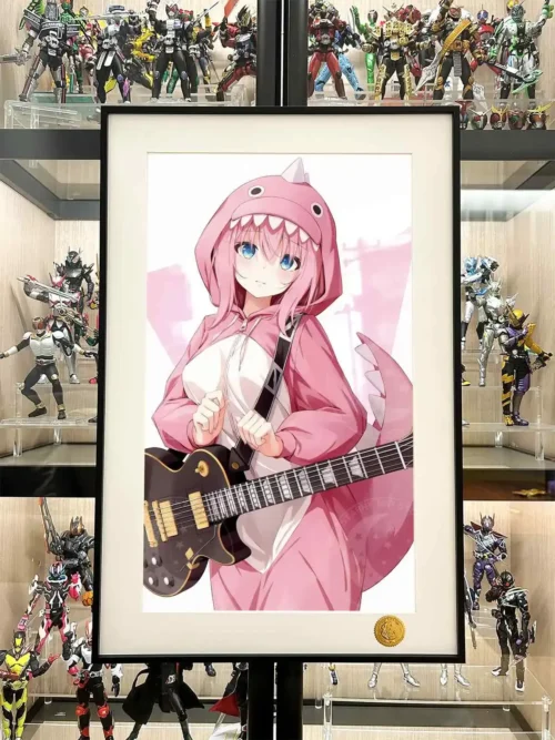 Pink Style Hitori Gotoh Decorative Painting - Bocchi the Rock! - Xingkong Studio
