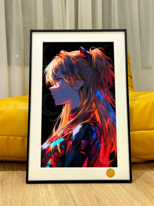 Thinking Asuka Langley Soryu Decorative Painting - (EVA) Neon Genesis EVAngelion - Xingkong Studio