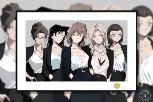 Suit Girls Group Decorative Painting - Detective Conan - H-TWO Studio