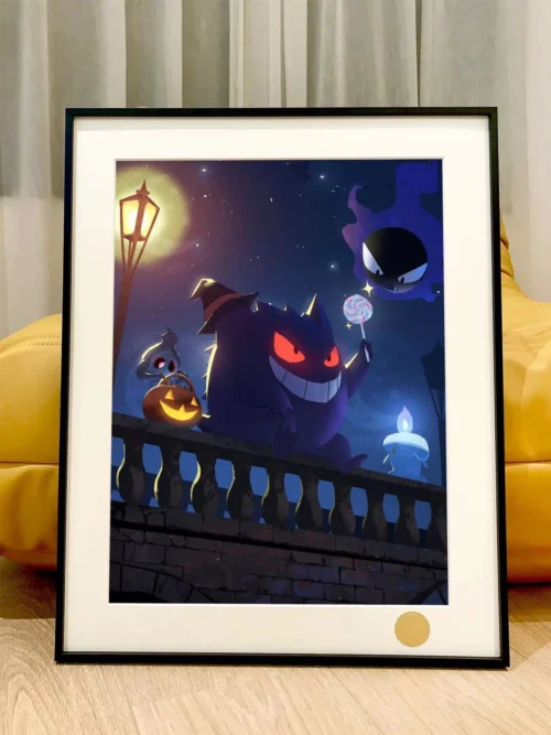 Halloween Ver. Gengar Decorative Painting - Pokemon - Xingkong Studio