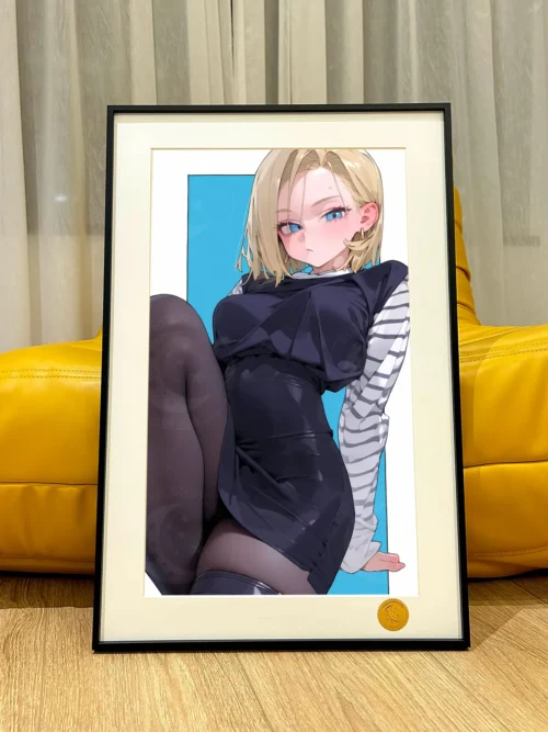 Black Shirt Ver. Android 18 Decorative Painting - Dragon Ball - Xingkong Studio