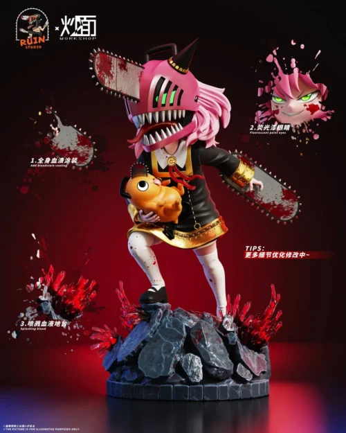 Chainsaw Man Cosplay Anya Forger - Chainsaw Man SPY X FAMILY Resin Statue - Ruin Studio