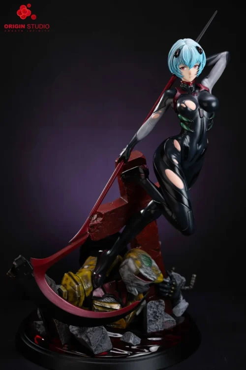 1/4 Scale Black Battle Suit Ver. Rei Ayanami - (EVA) Neon Genesis EVAngelion Resin Statue Resin Statue - ORIGIN Studio