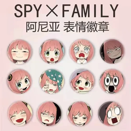 Anya Forger's Expression Badge - Free Shipping - SPY X FAMILY