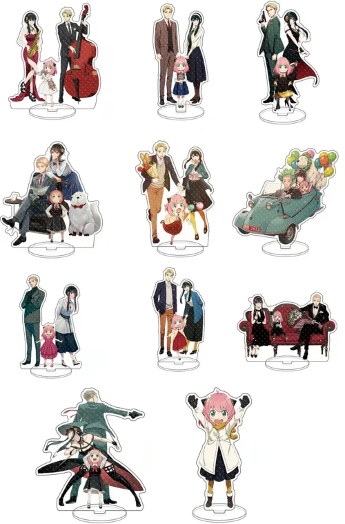 Characters of SPY X FAMILY Series Acrylic Stand Display - Free Shipping - SPY X FAMILY