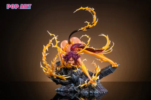 1/6 Scale Thunderous Black Cat Battle Princess Yoruichi Shihoin - Bleach Resin Statue - POP.ART Studio