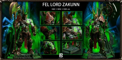 Fel Lord Zakuun - World of Warcraft Resin Statue - Black Rock Studio