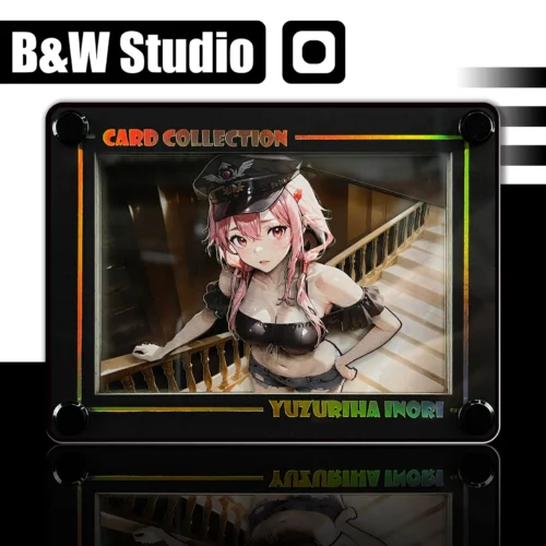 KKCCRD-004A Inori Yuzuriha 3D Card Stand Display - Guilty Crown - B&W Studio