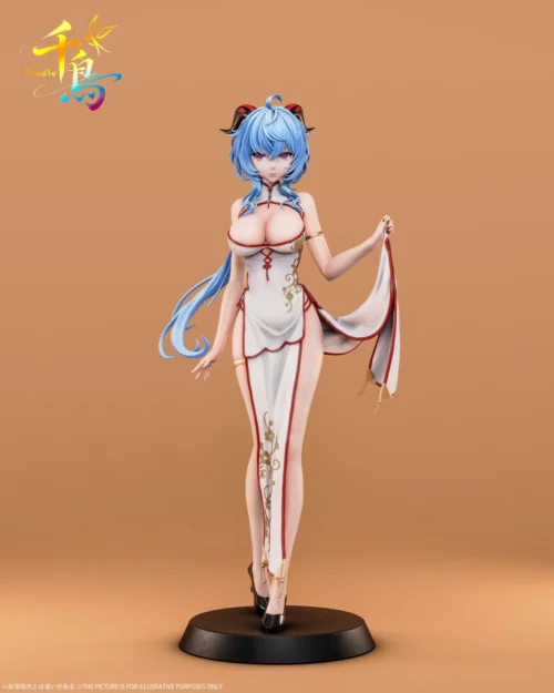 1/6 Scale Chinese Style Cheongsam Ver. Ganyu - Genshin Impact Resin Statue - QianNiao Studio