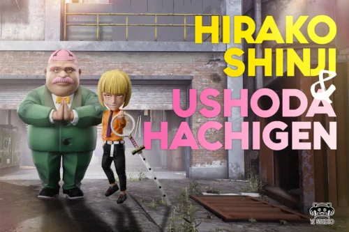 The Visored Series 002 Shinji Hirako & Hachigen Ushōda - Bleach Statue - YZ Studios