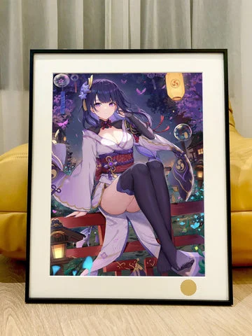 Raiden Shogun Decorative Painting - Genshin Impact - Xingkong Studio