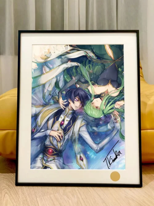Lelouch Lamperouge & C.C. Decorative Painting - Code Geass - Xingkong Studio