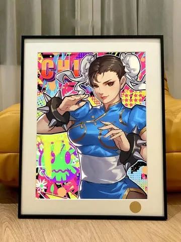 Chun-Li Decoration Painting - Street Fighter - Xingkong Studio