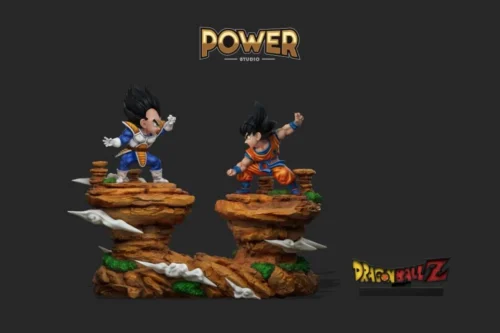 Vegeta VS Son Goku - Dragon Ball Resin Statue - Power Studio