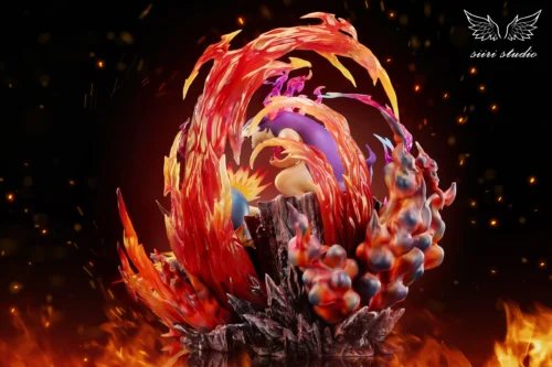 1/20 Scale World Zukan Evolution of Typhlosion Set - Pokemon Resin Statue - Siiri Studio