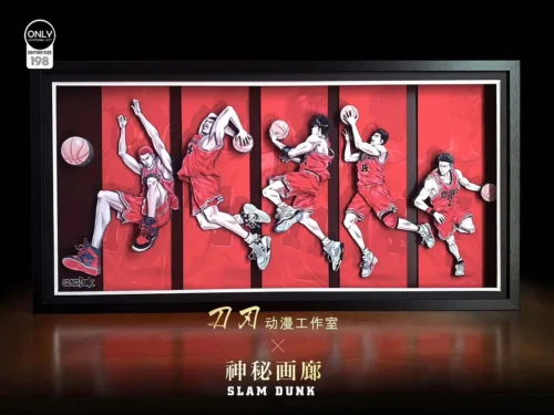 3D Five Tigers of Shohoku Decoration Painting - SLAM DUNK Decorative Painting - DaoRen Studios