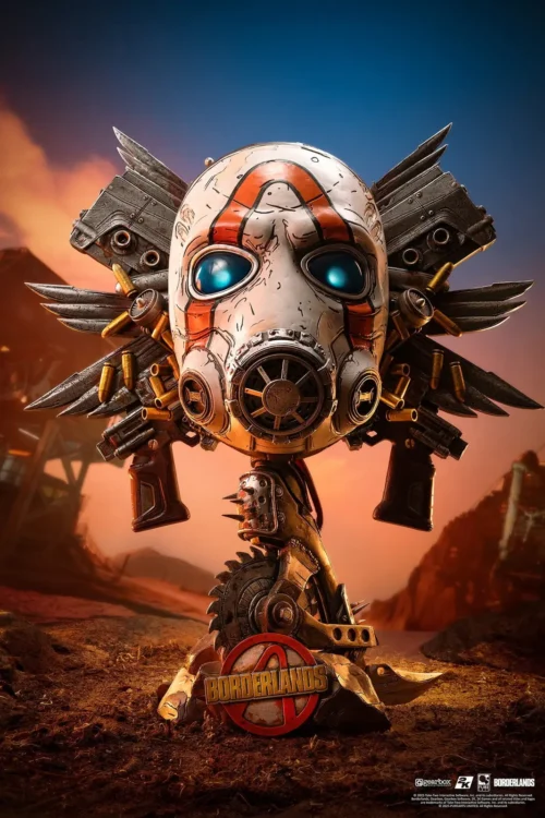 Psycho Mask with LED - Borderlands Official Statue - PureArts