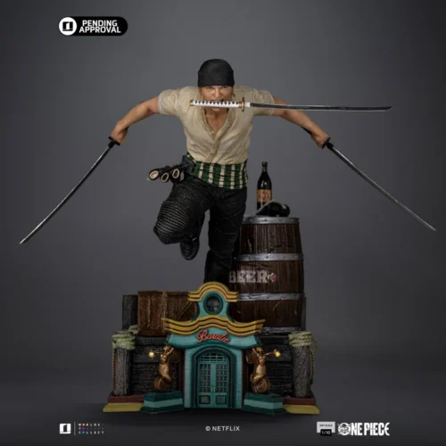 1/10 Scale Roronoa Zoro - ONE PIECE Official Statue - Iron-Studios