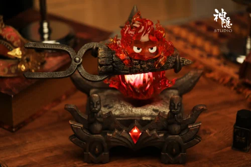 Meet Series Contract Calcifer with LED - Howl's Moving Castle Resin Statue - ShenYin Studio