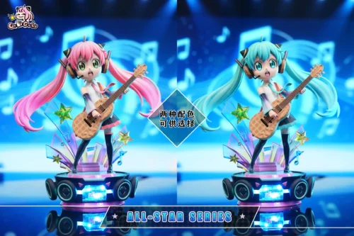 Guitar Girl Hatsune Miku with LED & Sound - VOCALOID Resin Statue - GULUGULU Studio