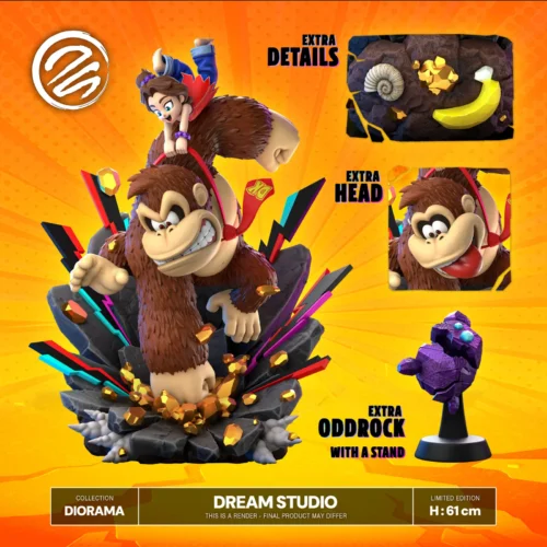 Kong Bananza - Donkey Kong Bananza Resin Statue - Dream-Studio