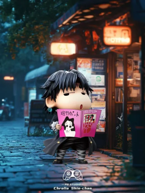 Small & Big Scale Chrollo Lucilfer Cosplay Shin-chan - HUNTER X HUNTER Crayon Shin-chan Resin Statue - PG Studio
