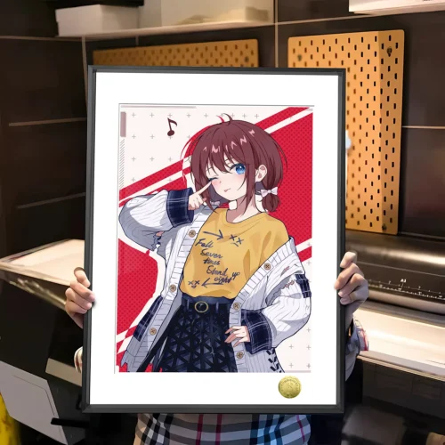 A3 & 4K Size Lead Vocalist Nina Iseri Decorative Painting - Girls Band Cry Decoration Painting - HuangGua Studio
