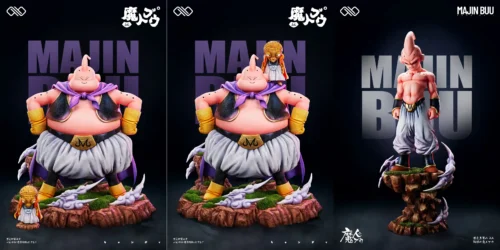 1/6 & 1/4 Scale Fat Majin Buu & Little Majin Buu - Dragon Ball Resin Statue - Unlimited Studios