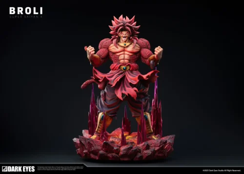 1/6 Scale Super Saiyan 4 Broly with LED - Dragon Ball Resin Statue - Dark Eyes Studio