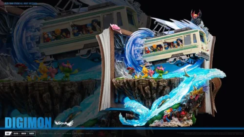 To Our Memories with LED - Digimon Resin Statue - Soar Studio