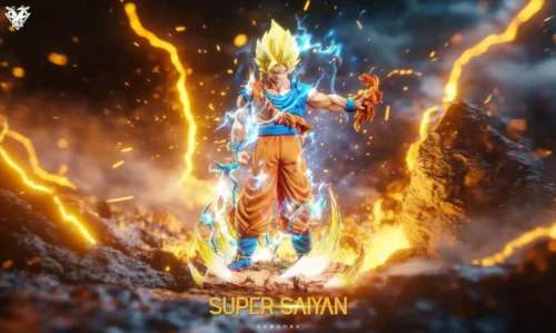 Super Saiyan 2 Son Goku - Dragon Ball Resin Statue - okr Studio