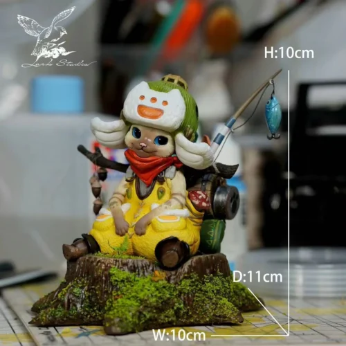 Felyne Hope Set - Monster Hunter Wilds Resin Statue - Lark Studio