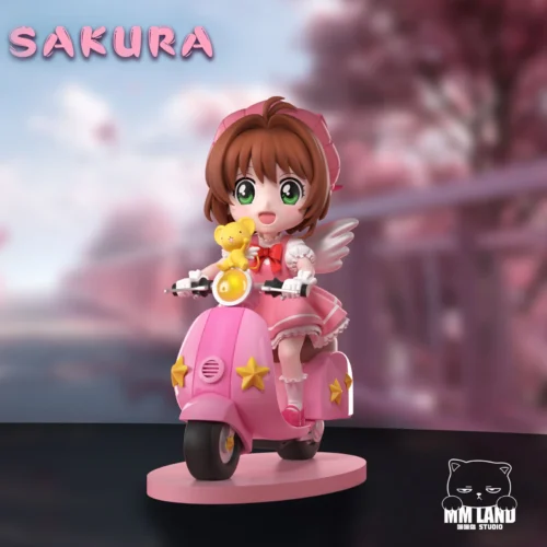 Sakura Kinomoto Riding Moped - Cardcaptor Sakura (CCS) Resin Statue - MMLAND Studio