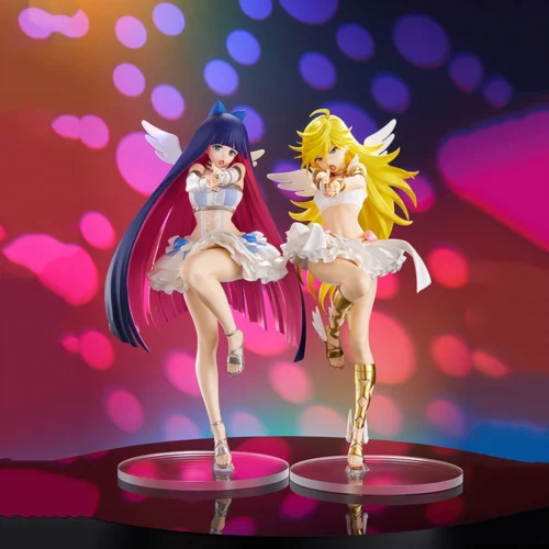 L Size POP UP PARADE Series Angel Transformation Ver. Stocking & Panty - Panty & Stocking with Garterbelt Official Statue - Good Smile Company
