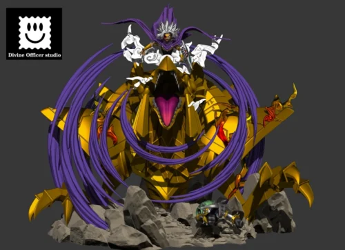Fusion Marik Ishtar & The Winged Dragon of Ra - Duel Monsters/ Yu-Gi-Oh! Resin Statue - Divine Officer Studio