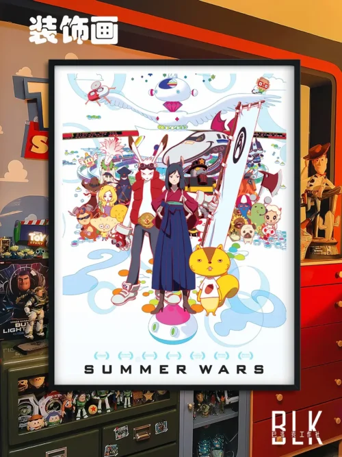 Summer Wars Decorative Painting & Fridge Magnet - Summer Wars - BLK Studio