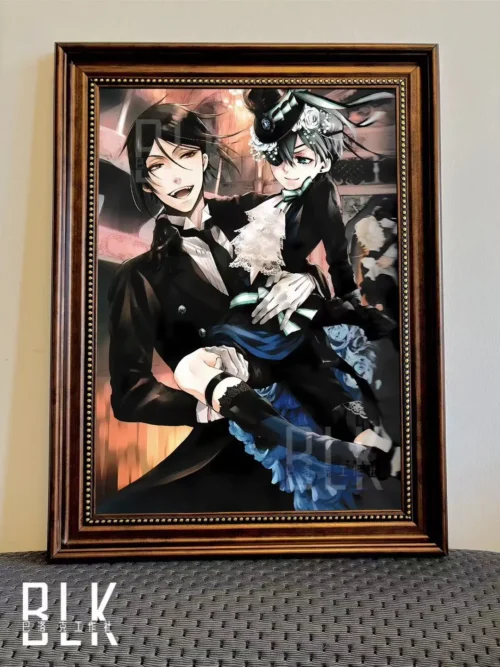 Retro Black Butler Decorative Painting - Black Butler - BLK Studio