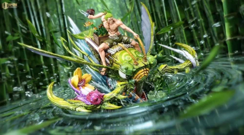 Adventure in Forest Roronoa Zoro & Flying Mantis - ONE PIECE Resin Statue - MJ Studio