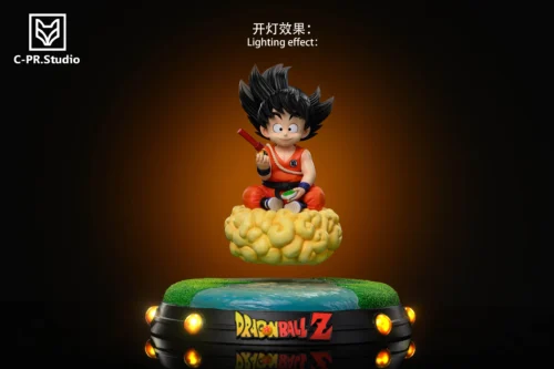 1/6 Scale Son Goku Maglev with LED - Dragon Ball Resin Statue - Cpr Studio