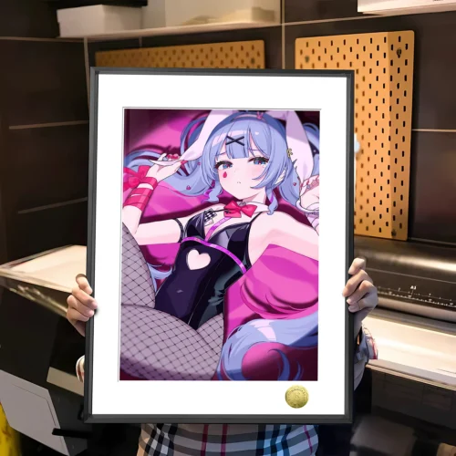 A3 & 4K Size Rabbit Hole Ver. Hatsune Miku Decorative Painting - VOCALOID Decoration Painting - HuangGua Studio