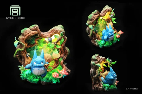 Totoro in Tree Hole with LED - My Neighbor Totoro Resin Statue - Kyuu Studio
