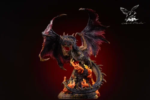 Fatalis with LED - MONSTER HUNTER WORLD Resin Statue - Lark Studio