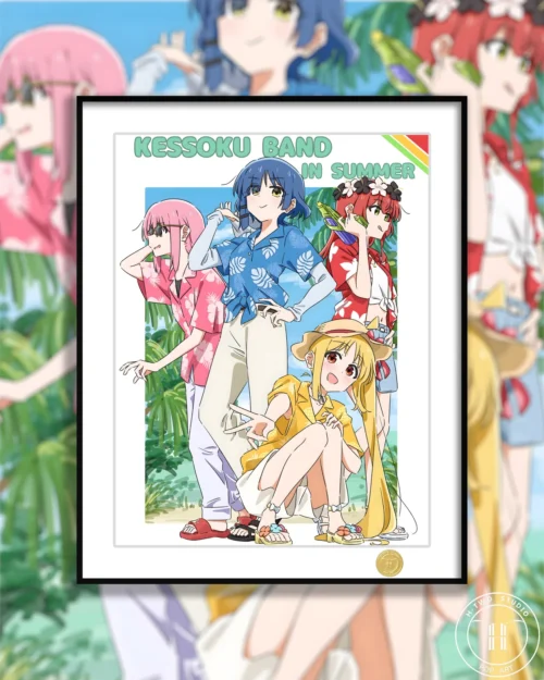 Summer Kessoku Band Decorative Painting - Bocchi the Rock! - H-TWO Studio