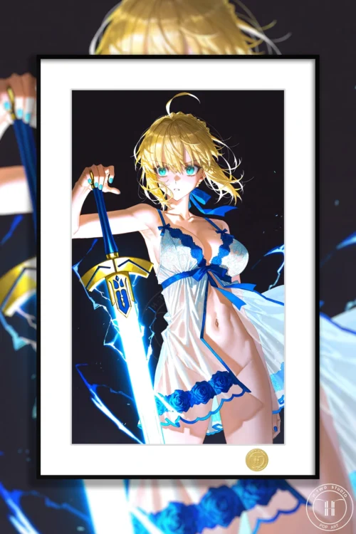 Nightgown Ver. Saber Artoria Pendragon Decorative Painting - Fate/Grand Order - H-TWO Studio