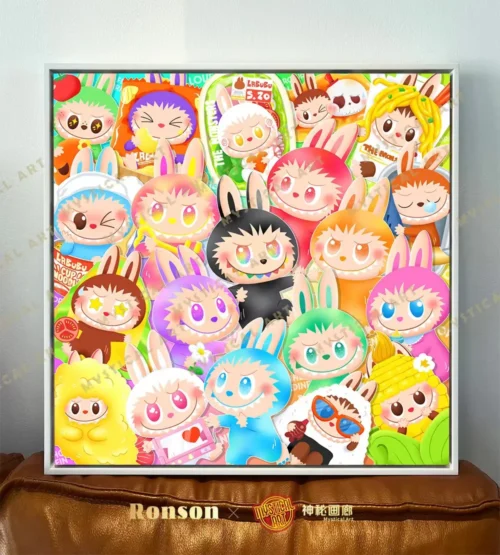 3D Decorative Paint of Labubu Fashion Show - Labubu Decorative Painting - Mystical Art Studios