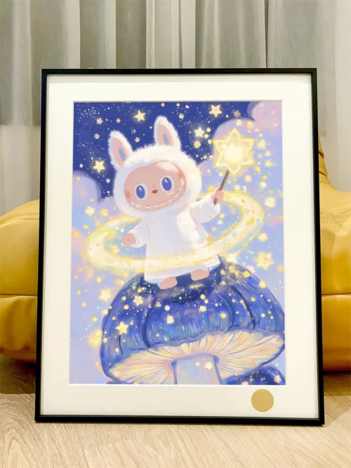 Starry Labubu Decorative Painting - Labubu - Xingkong Studio