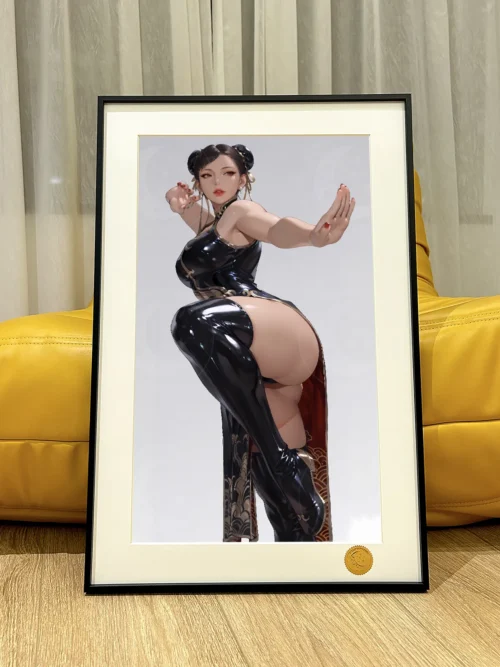 Cheongsam Ver. Chun-Li Decorative Painting - Street Fighter - Xingkong Studio