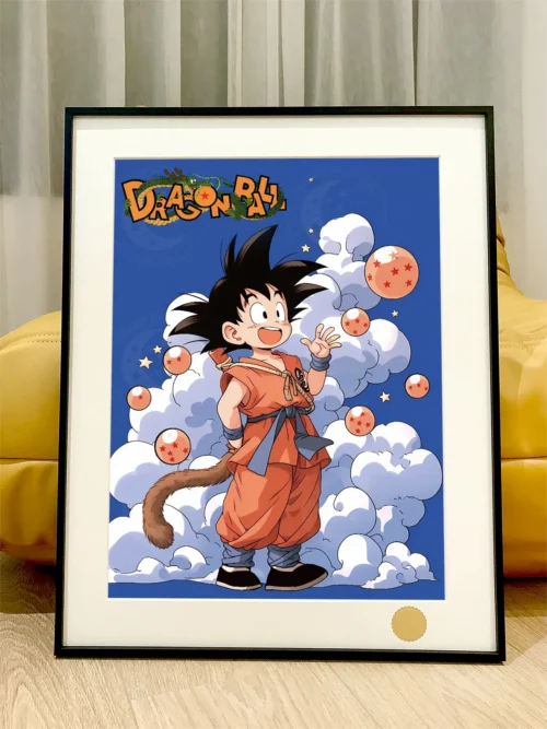 Son Goku & Dragon Balls Decorative Painting - Dragon Ball - Xingkong Studio