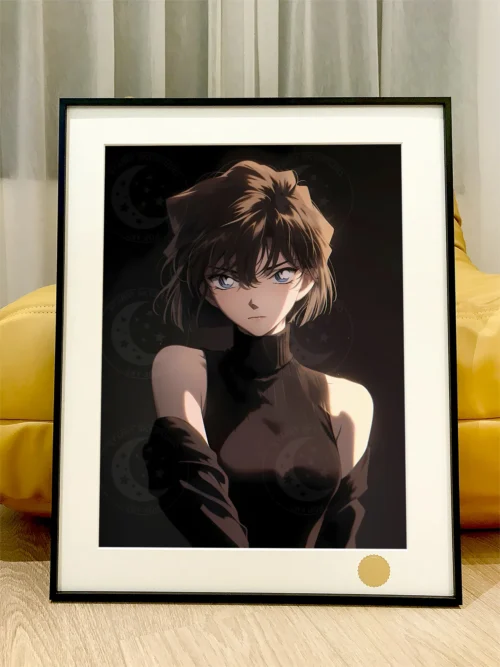 Shiho Miyano in Dark Night Decorative Painting - Detective Conan - Xingkong Studio