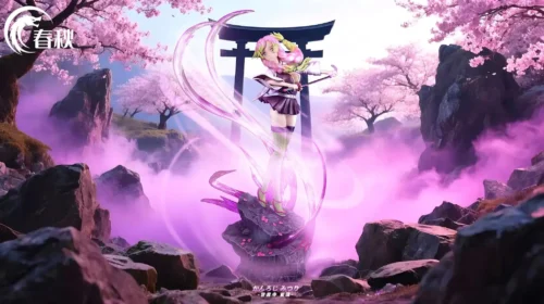 1/6 Scale Love Hashira Mitsuri Kanroji - Demon Slayer: Kimetsu No Yaiba Resin Statue - ChunQiu Studio